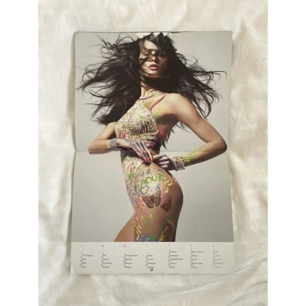 2008 VOGUE Paris France Calendar Terry Richardson Carine Roiteld Sexy Supermodel